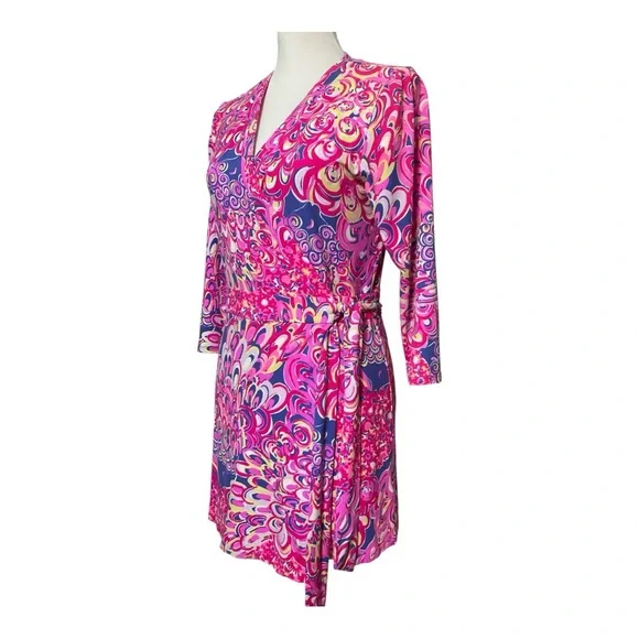 Lilly Pulitzer Karlie Wrap Romper Size M - Picture 3 of 11